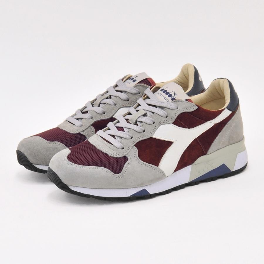 ディアドラ ヘリテージ Diadora Heritage メンズ スニーカー Trident トライデント マラガレッド グレーコンビ ヴィンテージ Trident メンズブランドでらでら公式shop 通販 Yahoo ショッピング