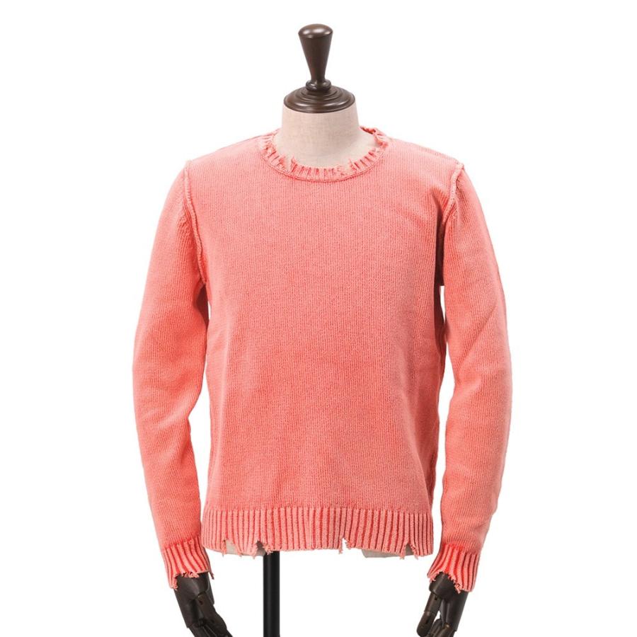 リプレイ Replay メンズ サマーセーター 長袖コットンニット 大胆ダメージクルーネックプルオーバー ピンク系 イタリアブランド 国内正規品 Uk2670 G2279 701 メンズブランドでらでら公式shop 通販 Yahoo ショッピング