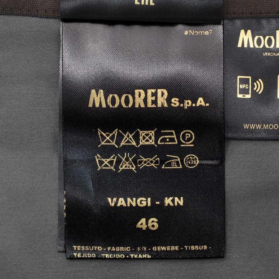 ムーレー MooRER シングルライダースジャケット メンズ VANGI-KN ヴァンギ ブラック マットナイロン ジップアップブルゾン 国内正規品 でらでら 公式 ブランド｜deradera｜14