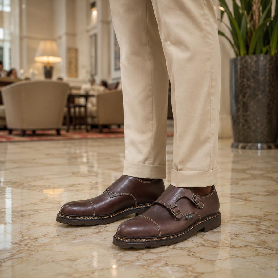 Paraboot（パラブーツ） william ウイリアム ダブルモンクストラップ