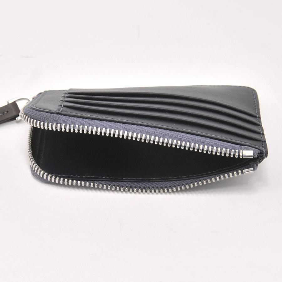 ルンディ Lundi フランスブランド メンズカードケース 紺革 ミニ財布 レザー製 スリム コインケース インナーポケット ネイビー Zipwallet Navy メンズブランドでらでら公式shop 通販 Yahoo ショッピング