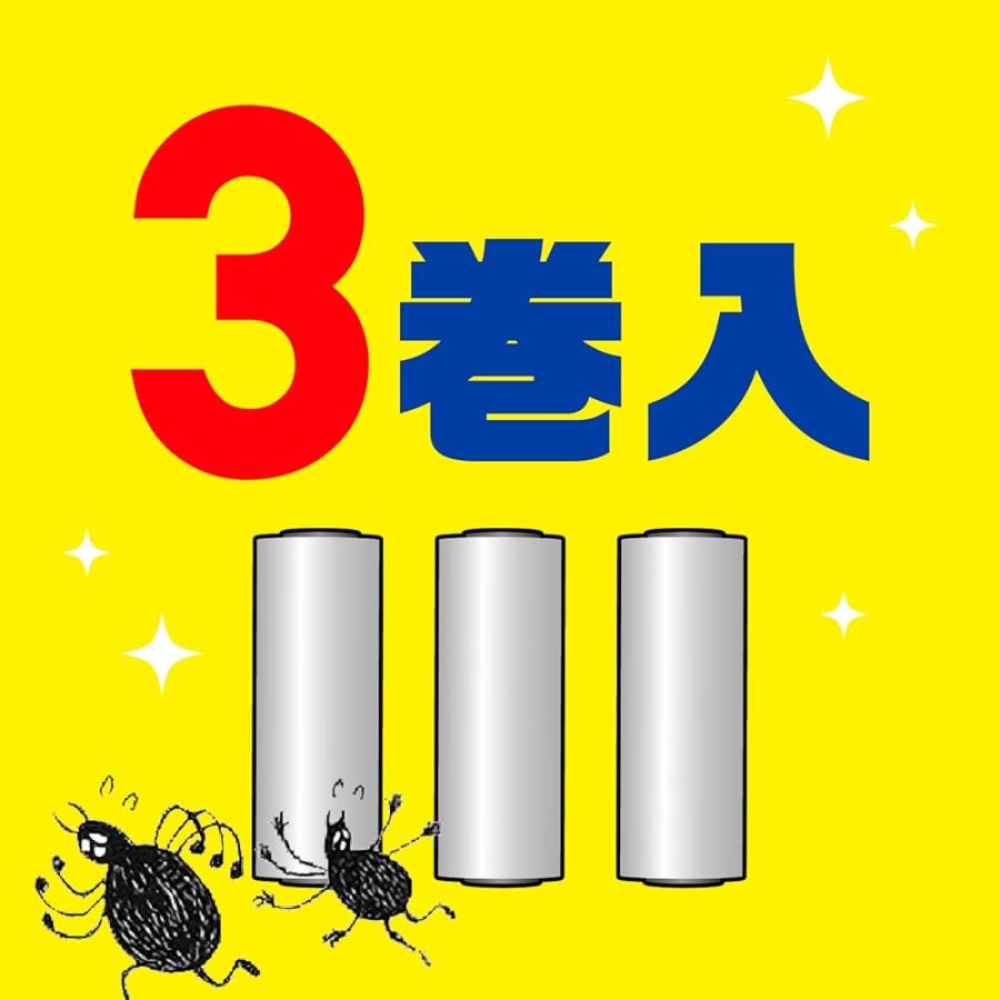 3巻入り×3袋セット ダニがホイホイ ダニ捕り＆ダニよけ 粘着クリーナー