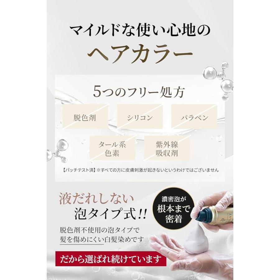 3本セット ヘアボーテエクラ ボタニカルエアカラーフォームEX ダーク