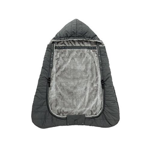 BABYHOPPER(ベビーホッパー) 抱っこひも 防寒 カバー 軽量 エルゴ ウインターマルチプルカバー/グレー はっ水  CKBH04010 外箱イタミあり X0の画像