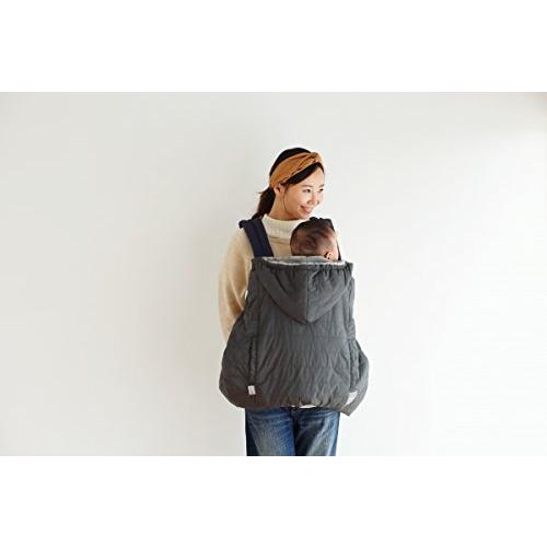 BABYHOPPER(ベビーホッパー) 抱っこひも 防寒 カバー 軽量 エルゴ ウインターマルチプルカバー/グレー はっ水  CKBH04010 外箱イタミあり X0の画像