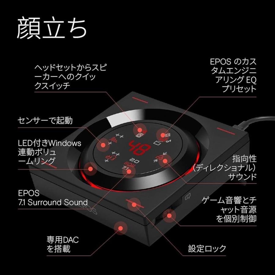 EPOS ゲーミング PC オーディオアンプ GSX 1000 2nd Edition【国内正規
