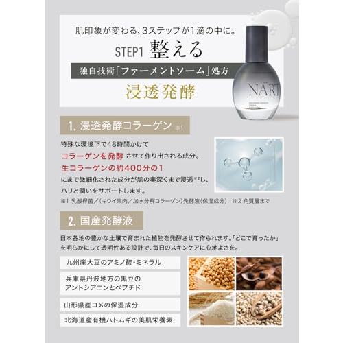 4本セット NARTH (ナース) 導入発酵美容液 50ml 無香料 プレミアム高