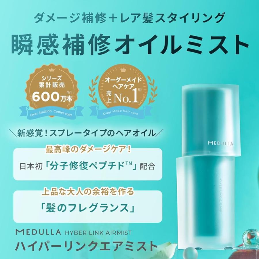 3本セット MEDULLA ハイパーリンクエアミスト 30ml シャンパンローズの