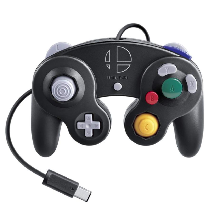 純正品 ニンテンドー ゲームキューブ コントローラ スマブラブラック