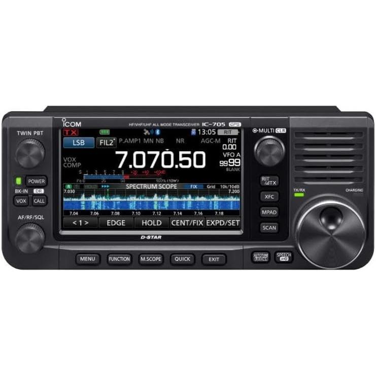 IC-705 アイコム HF+50MHz+144MHz+430MHzオールモード10Wポータブル