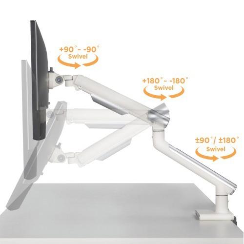 Alterzone モニターアーム ガススプリング ノートPCトレイ付き　新品 Amazon.co.jp: Alterzone モニターアーム 49インチ対応 ポール