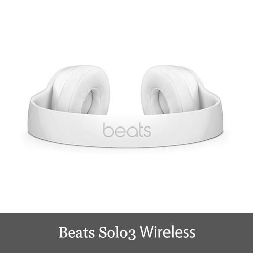 オーディオ機器 ヘッドフォン Beats Solo3 Wireless Gloss White by dr.dre ワイヤレスヘッドホン 