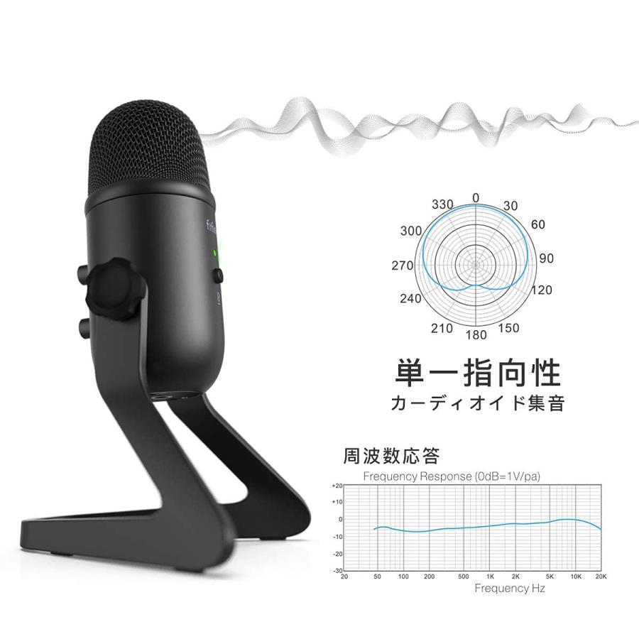FIFINE K678 USBマイク コンデンサーマイク 単一指向性 3.5mm FIFINE K678 USBマイク コンデンサーマイク 単一指向性 3.5mm