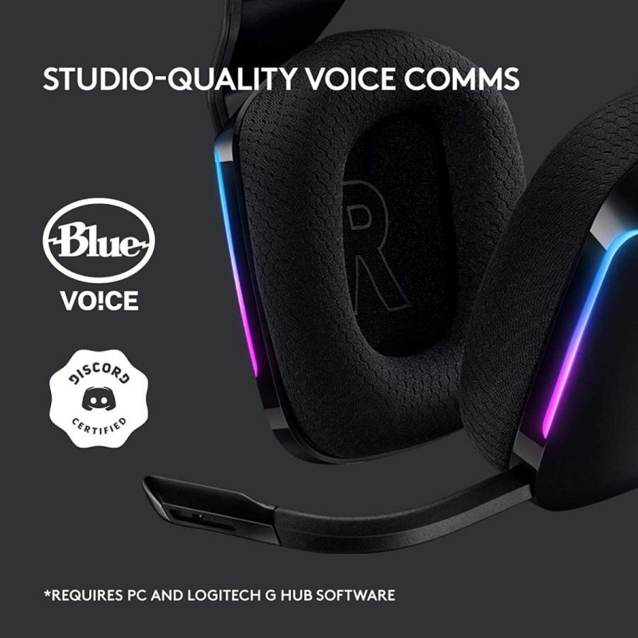 ロジテック Logitech G733 Black ゲーミングヘッドセット LIGHTSPEED