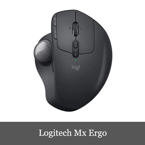 Logitech Mx Ergo Wireless ワイヤレスマウス トラックボール Windows Mac iPad OS 対応 ブラック 一年保証輸入品｜dereshop