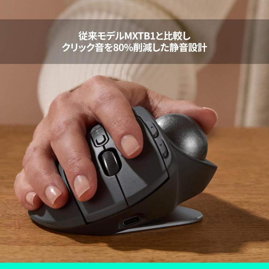 ロジテック Logitech Mx Ergo S ワイヤレス トラックボール マウス