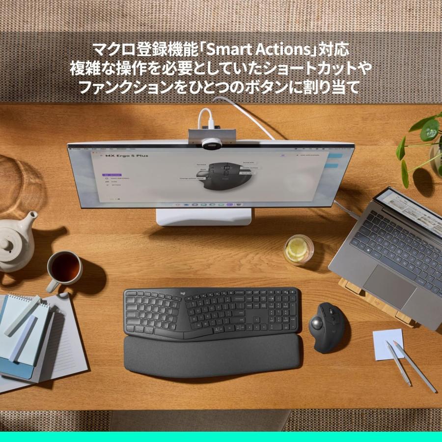 ロジテック Logitech Mx Ergo S ワイヤレス トラックボール マウス