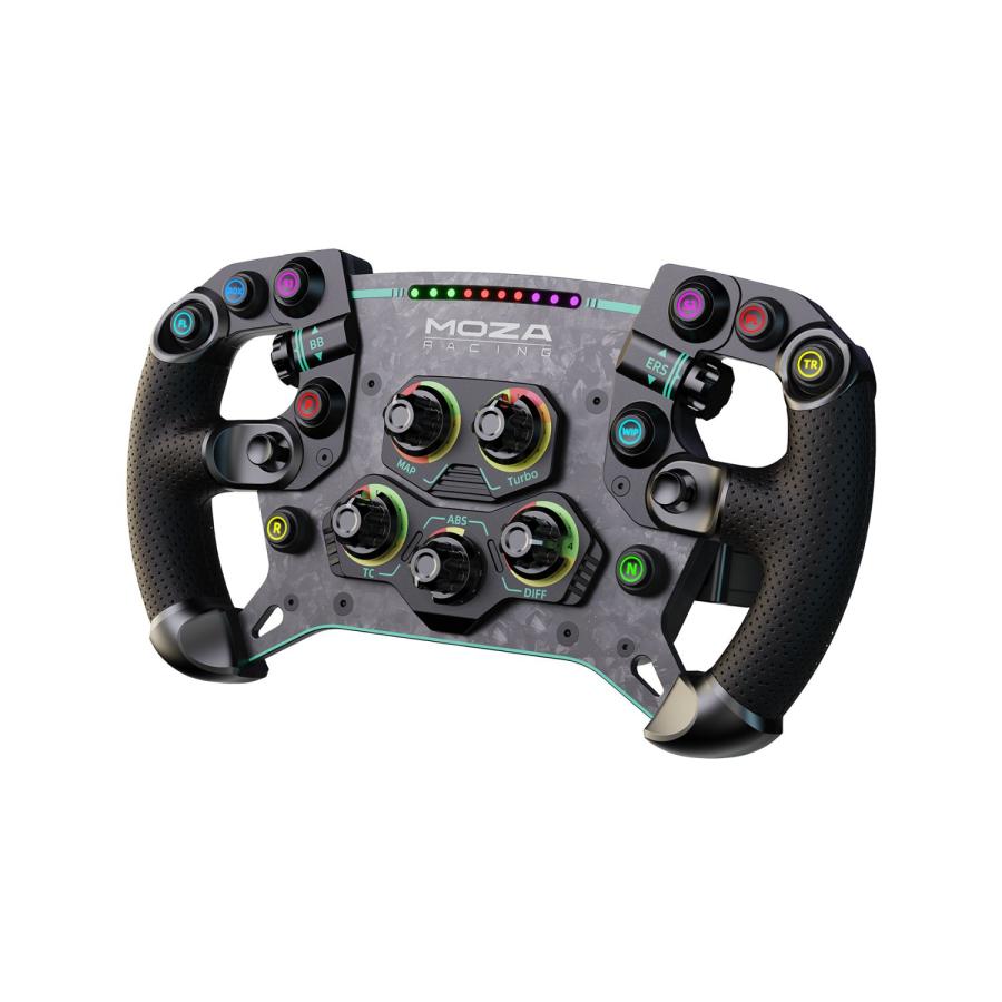 MOZA GS V2Pステアリングホイール MOZA RACING Moza Racing GS V2P Steering Wheel Leather フォー