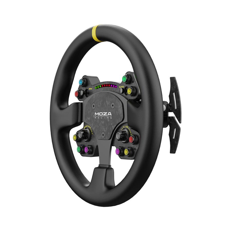 Moza RS V2P Steering Wheel ステアリング ホイール 本革グリップ RGB 国内正規品｜dereshop｜03