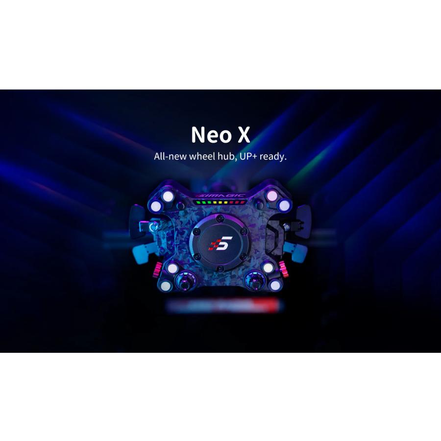 SIMAGIC Neo X Hub + 330T ステアリングセット（シフターとクラッチ