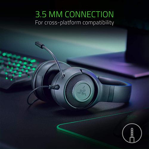Razer Kraken X ゲーミングヘッドセット 3.5mm 軽量 PS4 Mac PC Xbox