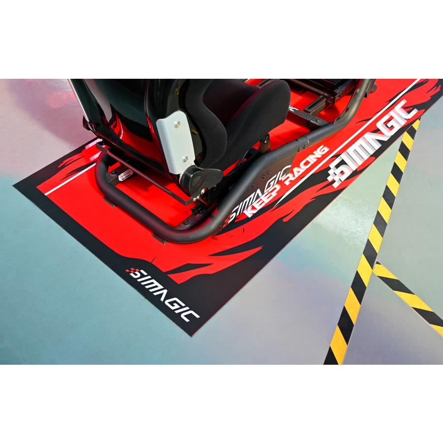 Simagic ブランドカーペット 衝撃吸収 防音 騒音低減 おしゃれ 低温乾燥に対応 無臭 無害 滑り止め TPR素材 186×96 cm 国内正規品 | SIMAGIC | 01