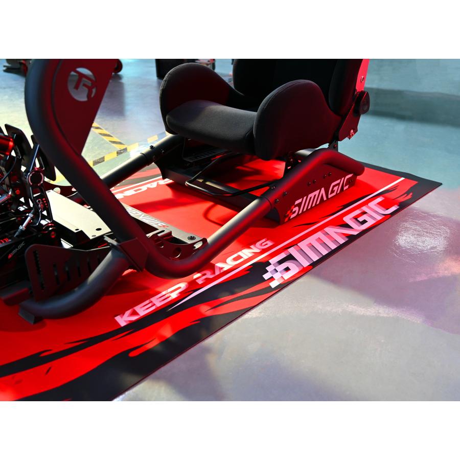 Simagic ブランドカーペット 衝撃吸収 防音 騒音低減 おしゃれ 低温乾燥に対応 無臭 無害 滑り止め TPR素材 186×96 cm 国内正規品 | SIMAGIC | 02