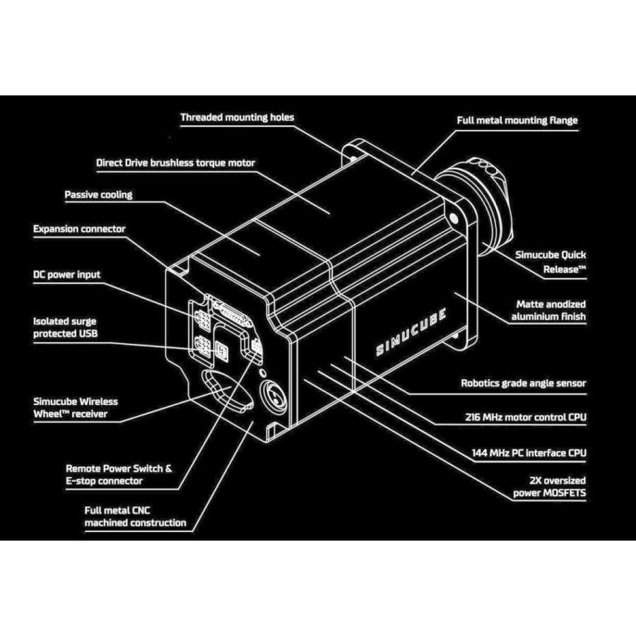 Simucube 2 Pro 25Nm ダイレクトドライブホイールベース グローバル代理正規品 2年保証｜dereshop｜05
