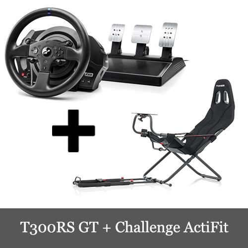 Thrustmaster T300RS GT Edition + Playseat Challenge ActiFit 2点セット  PS5/PS3/PC 対応 一年保証輸入品 : t300rs-gt-challenge : DELESHOP - 通販 - Yahoo!ショッピング