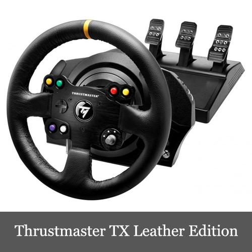 Thrustmaster TX Racing Wheel Leather Edition Xbox One PC thrustmaster tx leather edition DELESHOP