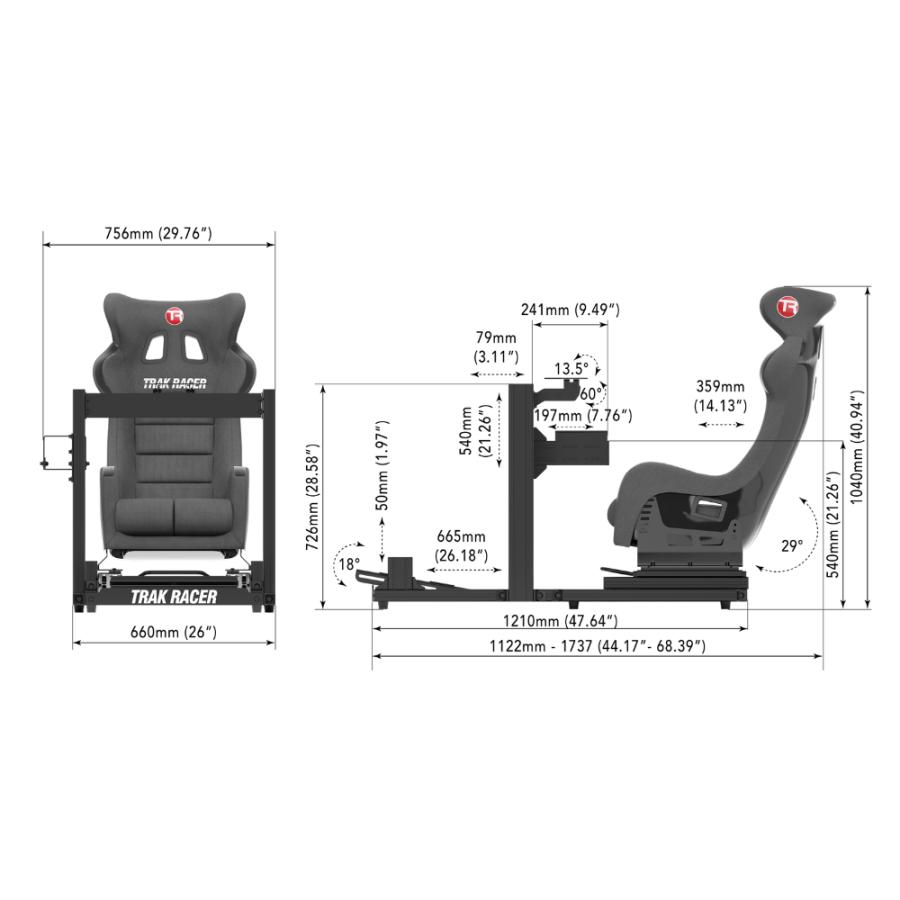 TRAK RACER Trak Racer TR40S レーシングシミュレーター TRAK RACER Trak Racer TR40S レーシングシミュレーター