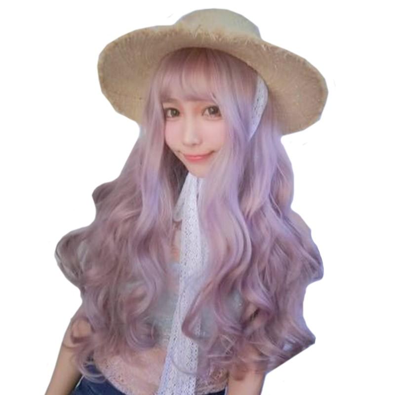 ウィッグ ロング ゆめかわ前髪ウィッグ 空気感 ウィッグ フルウィッグ ロング カール グラデーション 19jf25 Deris 通販 Yahoo ショッピング