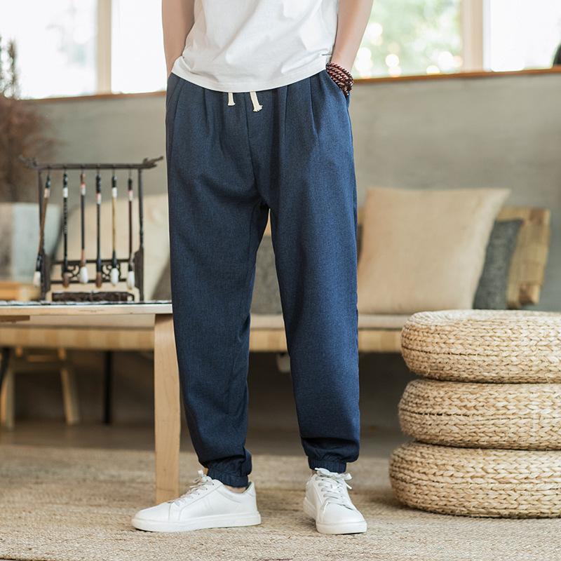 サルエルパンツ メンズ リネンパンツ ワイドパンツ カジュアルパンツ 秋 ズボン 麻 パンツ イージーパンツ ゆったり 40代 50代 ボトムス 春 秋 送料無料 Kjk24 Deris 通販 Yahoo ショッピング