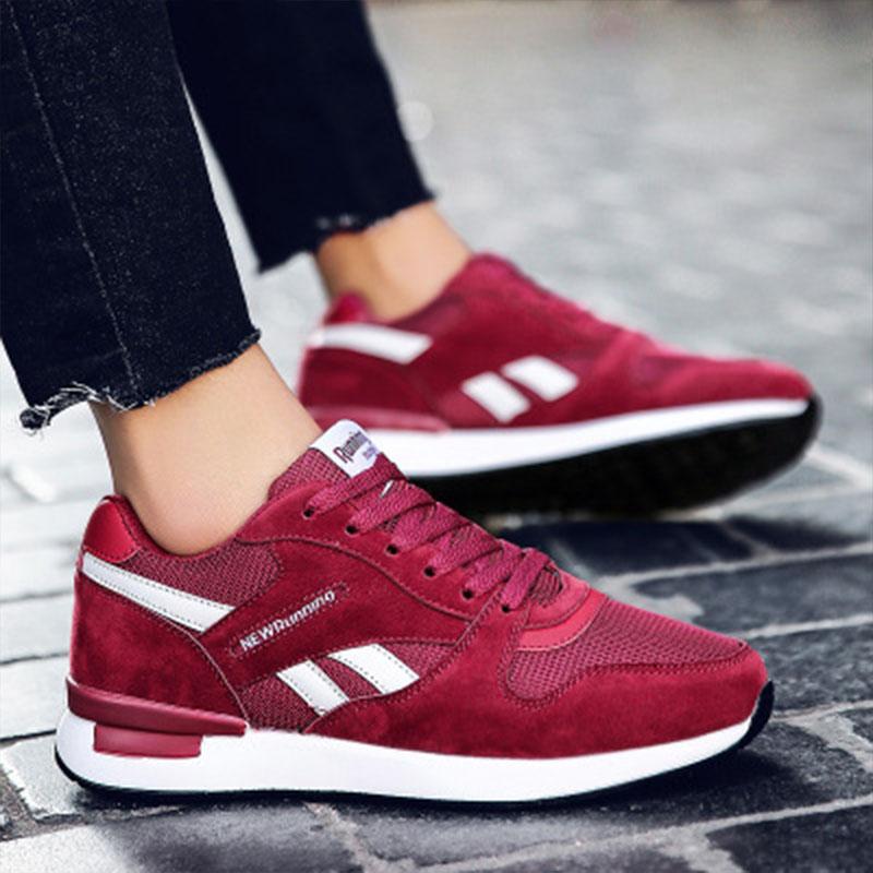 カップル ペア 靴 カップル靴 ペアお揃い スニーカー 厚底 フラットシューズ ローカット ファッション 韓国風 レースアップ ランニングシューズ Qlx18 Deris 通販 Yahoo ショッピング