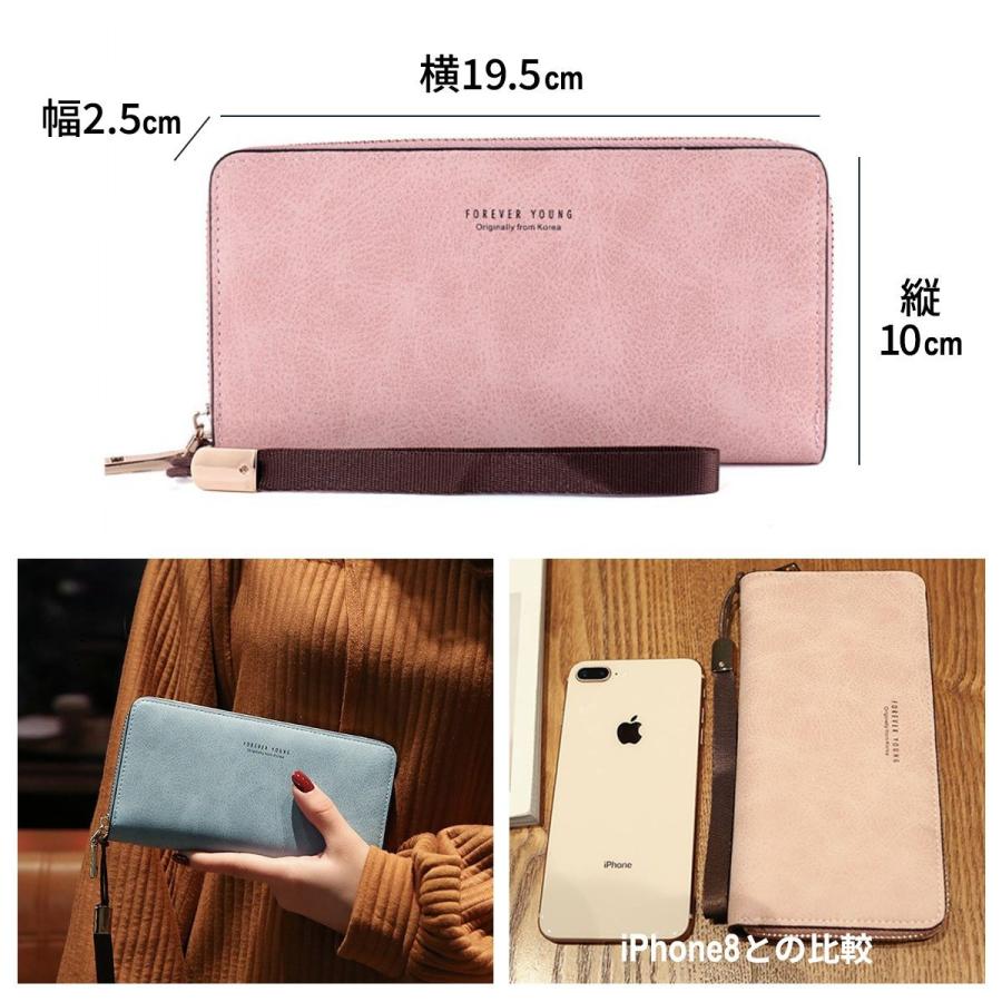 長財布 レディース 財布 大容量 本革 ラウンドファスナー 使いやすい ロングウォレット 小銭切れ 多機能 |  | 09