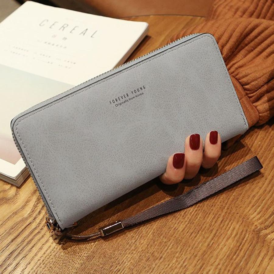 長財布 レディース 財布 大容量 本革 ラウンドファスナー 使いやすい ロングウォレット 小銭切れ 多機能 |  | 02