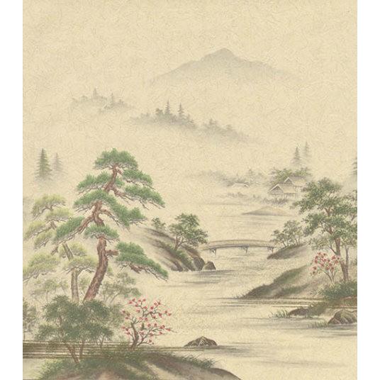 ふすま紙 襖紙 (ごりん第18集) No.58 (サイズ100×203cm) 「1枚柄