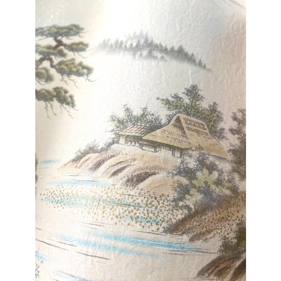 ❤️送料込値下げ❤️絵画★謎の山の冬景色★ガラス額入り ふすま紙 襖紙 (景勝(けいしょう)第32集) No.810 (サイズ96