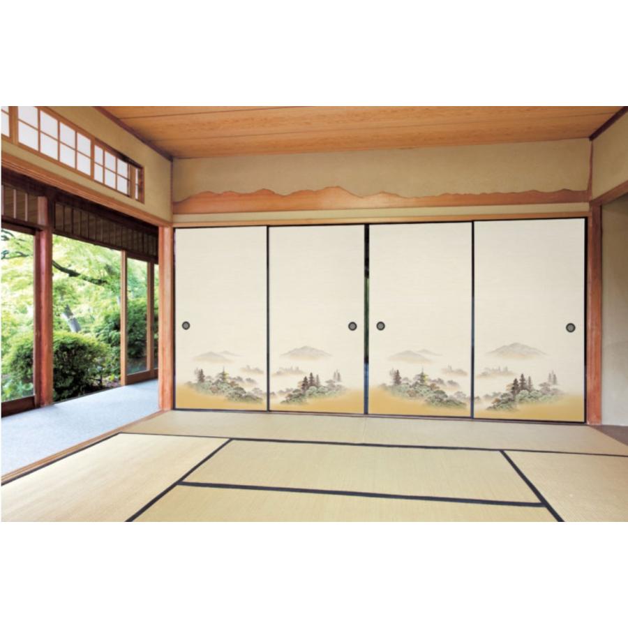 ふすま紙 襖紙 (のれん第20集) No.166 (サイズ96×203cm) 2枚組セット