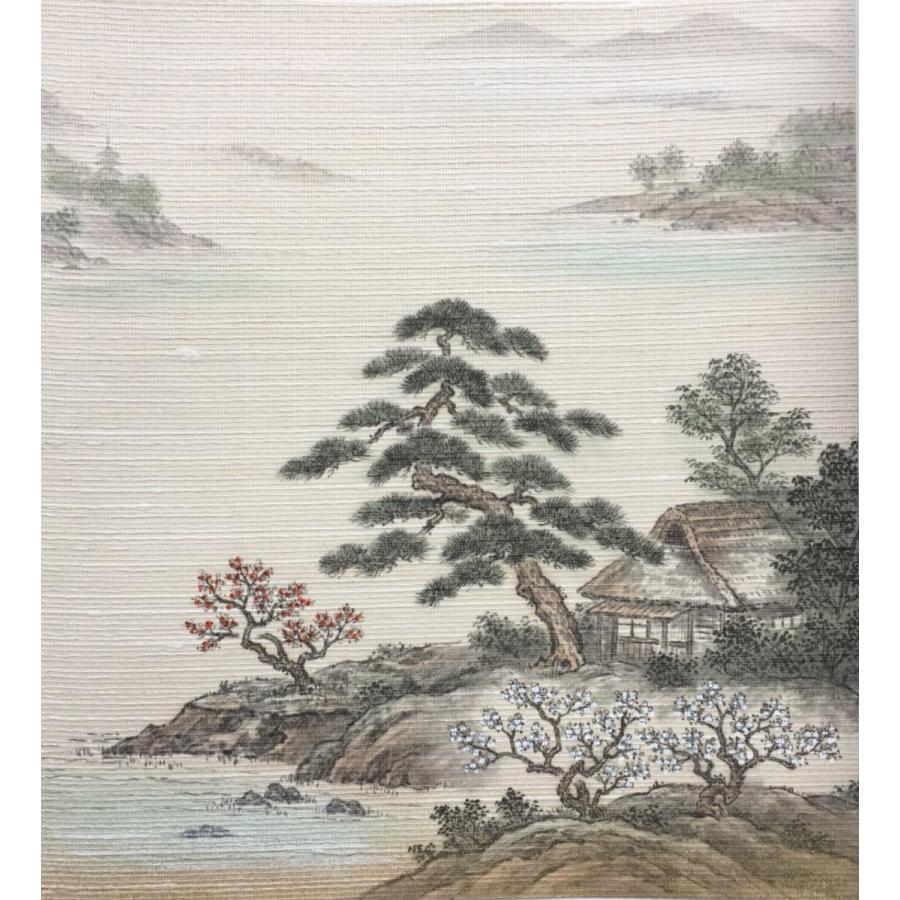 ふすま紙 襖紙 (近江第10集) No.907 (サイズ120×203cm) 2枚組織物襖紙