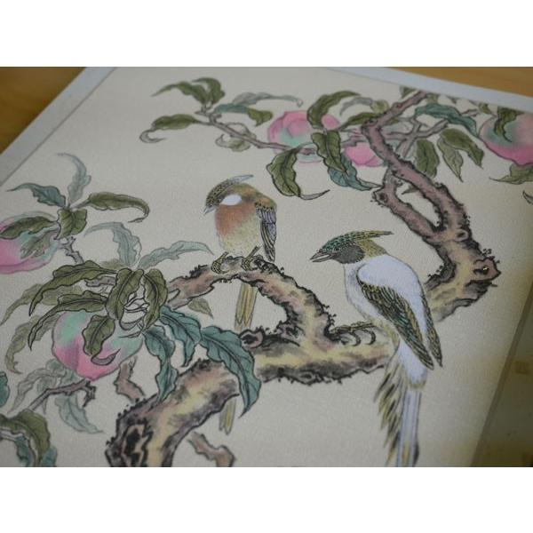 ふすま紙 襖紙 (漣(さざなみ)第10集) No.55「花鳥耀翔(かちょうよう