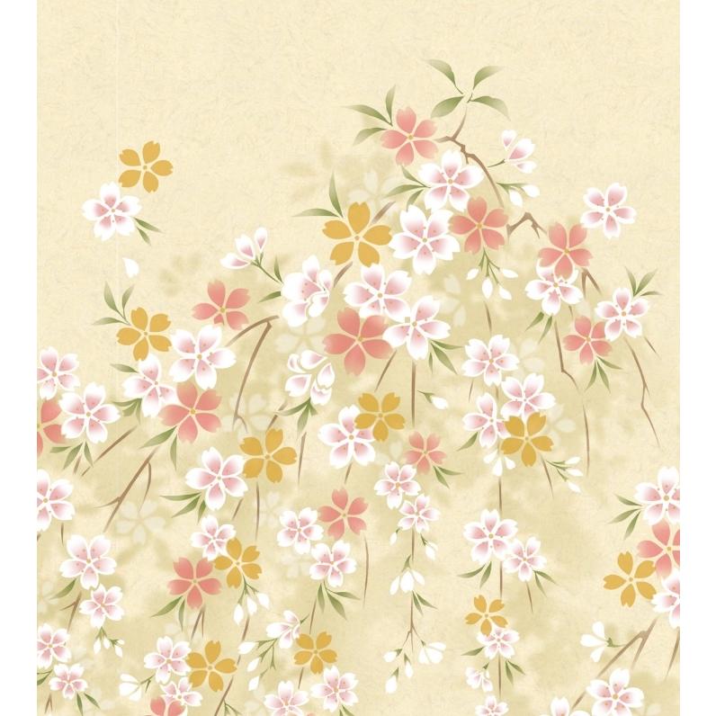 ふすま紙 襖紙 (しずか第6集) No.151 [サイズ96×203cm] 新鳥の子紙 腰