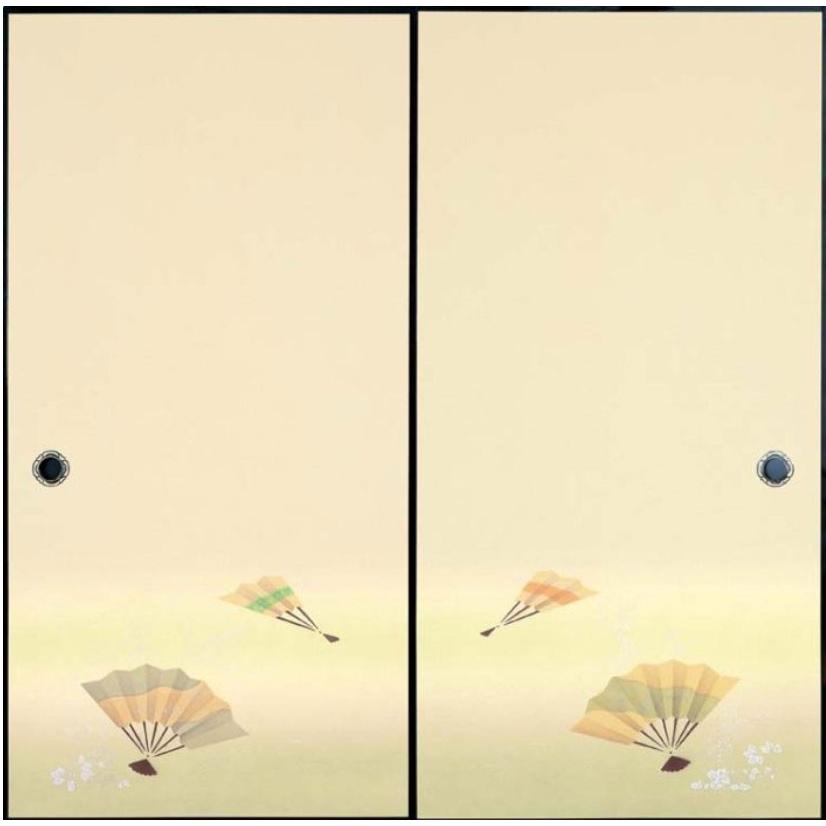 ふすま紙 襖紙 (朱雀(すじゃく)第11集) No.175 (サイズ95×203cm) 2枚1