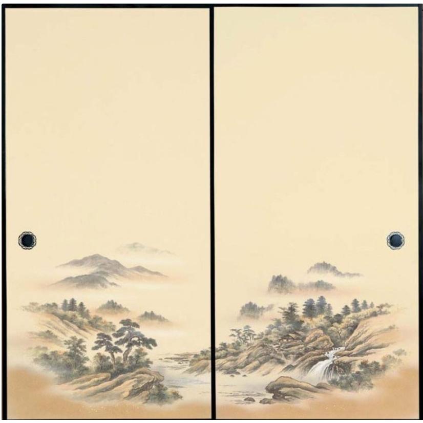 ふすま紙 襖紙 (朱雀(すじゃく)第11集) No.176 (サイズ120×203cm) 2枚