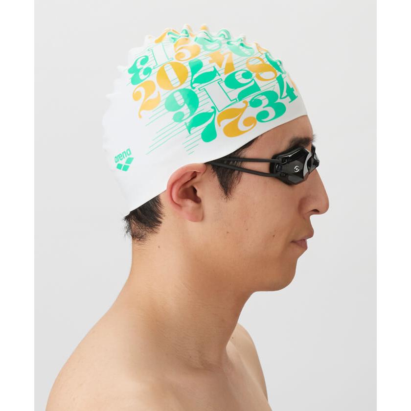 公式 アリーナ シリコンキャップ ユニセックス ジュニア 水泳 帽子 スイムキャップ 小物 アクセサリー 競泳 スイミング ARN4402 24SS｜descente-store｜05