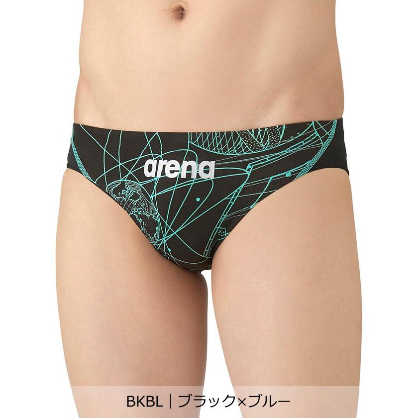 arena ブラック 競泳水着　レース用　メンズ アリーナ（arena） 公式 競泳水着 レーシングリミック 返品不可商品