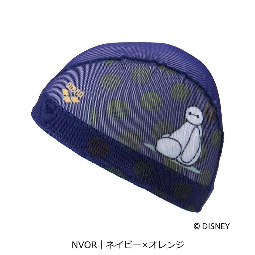 アリーナディズニー水着とミズノキャップ アリーナ 公式 arenaディズニー メッシュキャップ ベイマックス