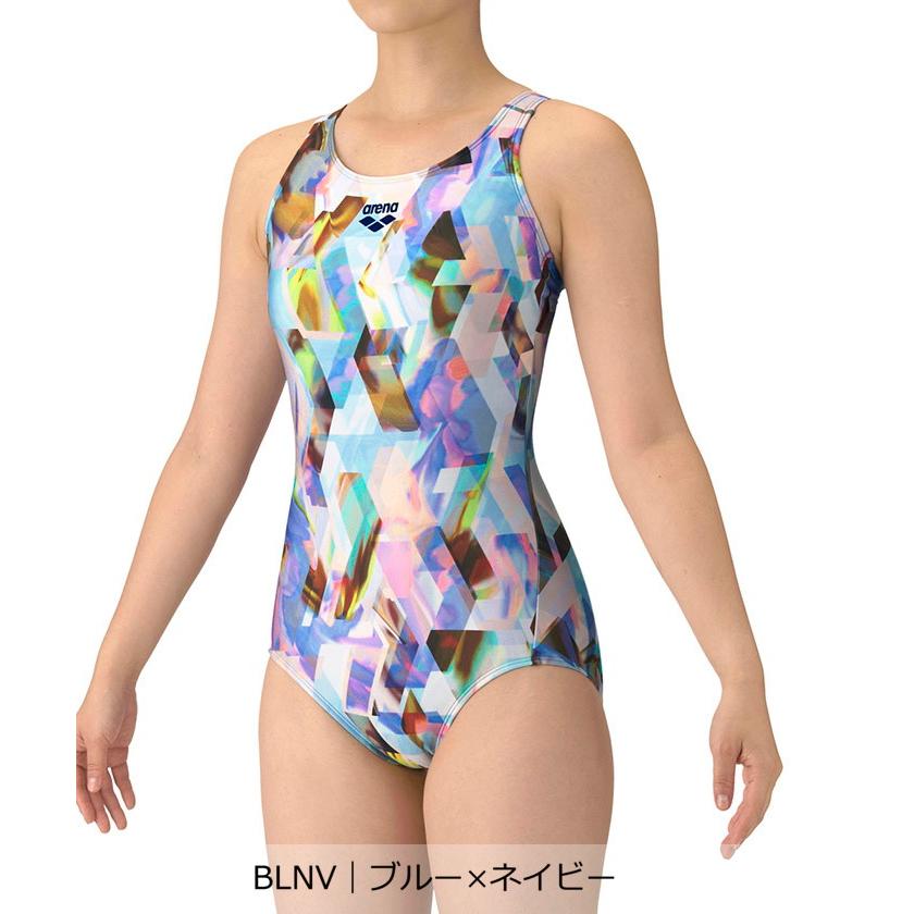 アリーナ 公式 arena フィットネスワンピース 総柄 アクアビクス