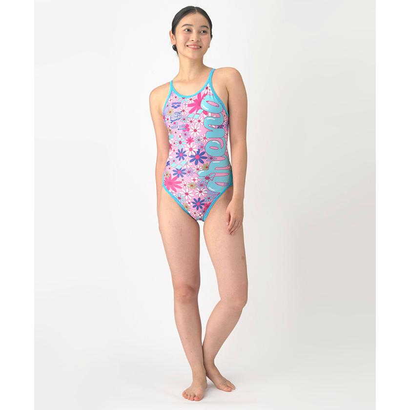 arena 赤 ワンピース水着 サイズタグ付き アリーナ arena 【タフスーツ】トレーニングワンピース