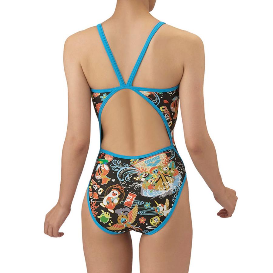 アリーナ（arena） 公式 タフスーツ 練習 総柄 トレーニングワンピース